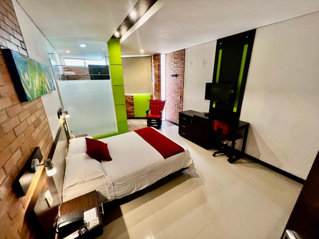 Postel nebo postele na pokoji v ubytování Hotel Toscana Oriente