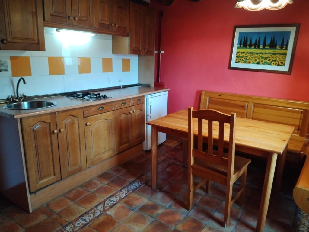 Kuchyň nebo kuchyňský kout v ubytování Casa Juez