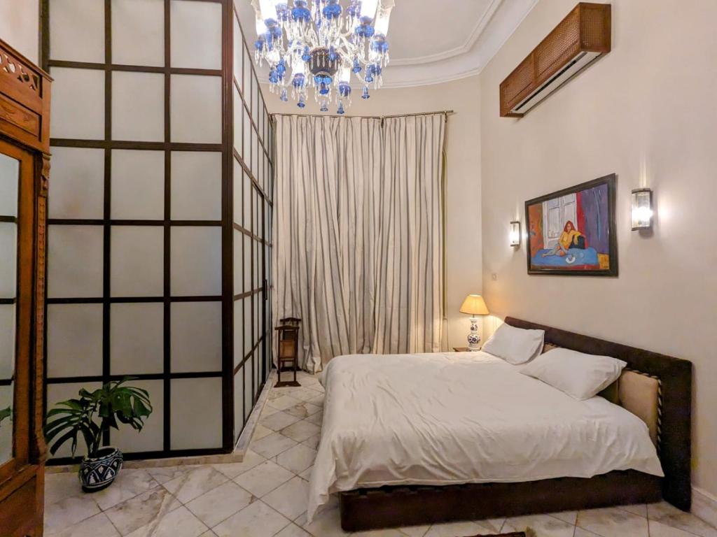Llit o llits en una habitació de Villa Layla
