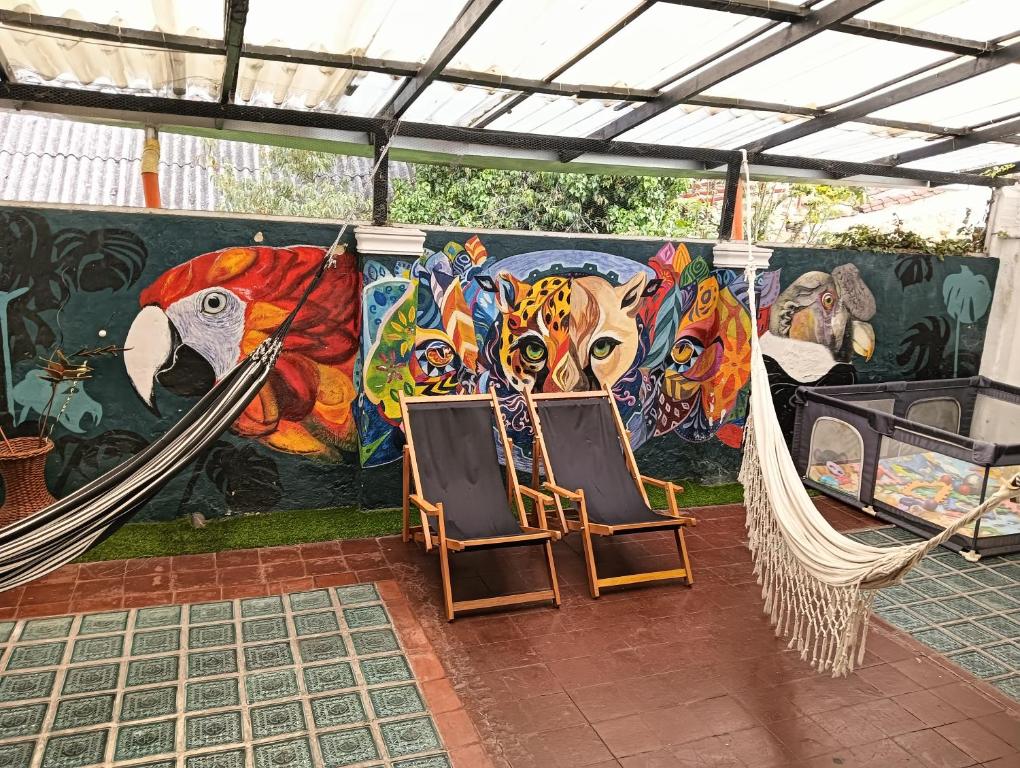 Posezení v ubytování Casa Samor La Candelaria