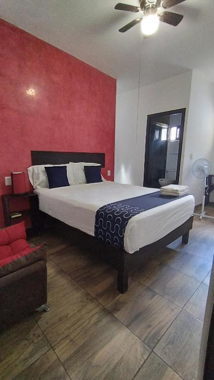 Postel nebo postele na pokoji v ubytování Hotel Gandag