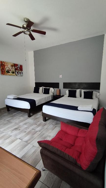 Posezení v ubytování Hotel Gandag