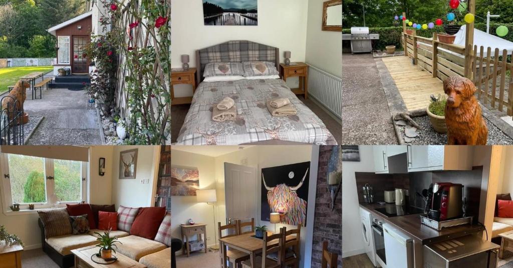 Ruang duduk di Charleston Apartment Self Catering 5 min drive from town centre