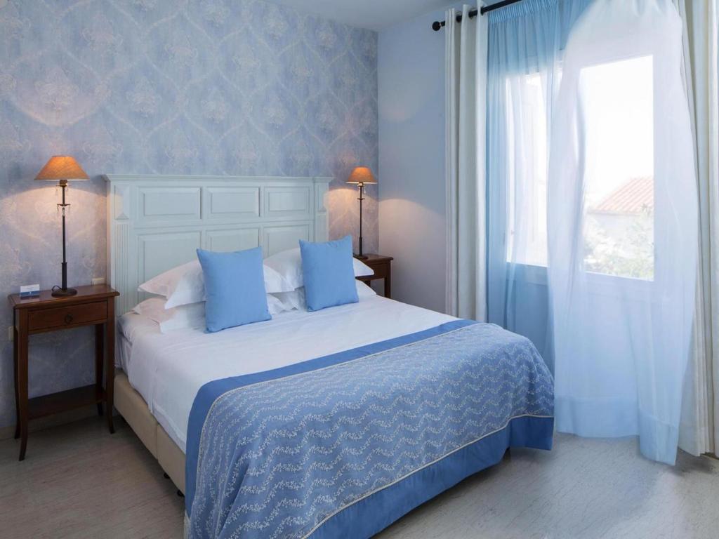 Posteľ alebo postele v izbe v ubytovaní Holiday home with a private pool in Elounda
