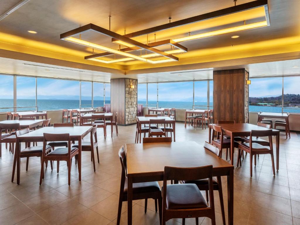 Restaurace v ubytování KAMENOI HOTEL Hikone