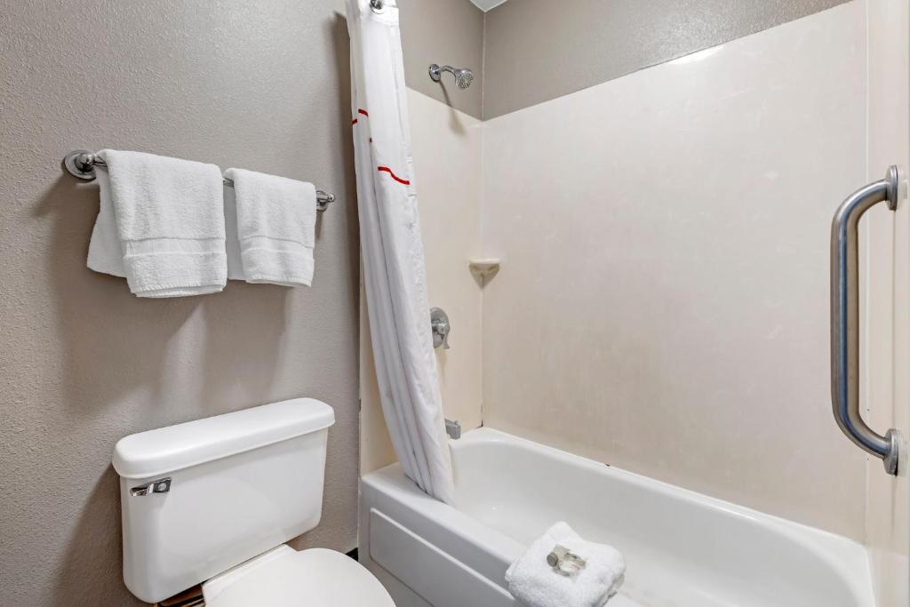 Koupelna v ubytování Red Roof Inn Parsippany