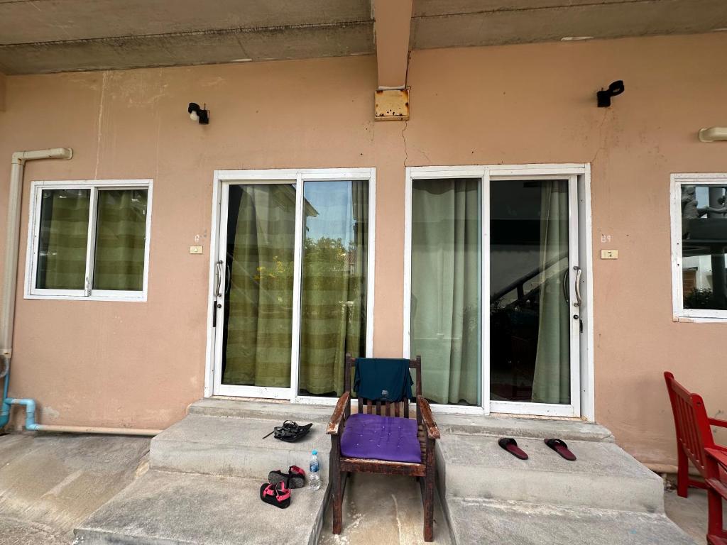 Posezení v ubytování Lanta Garden Home