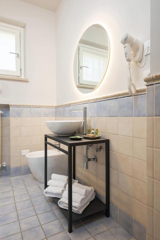 Koupelna v ubytování Camere Relais Filomare