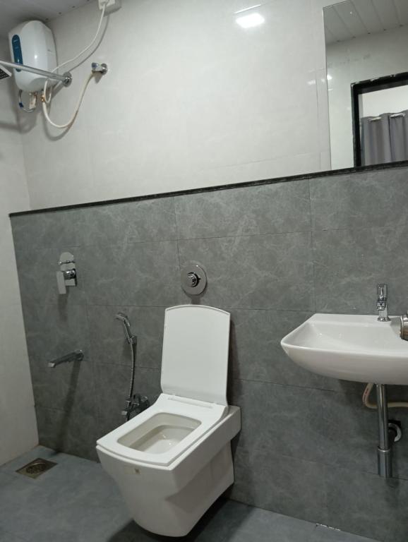 Koupelna v ubytování Habitat Inn