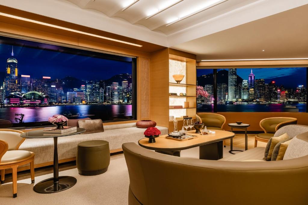 Posezení v ubytování Regent Hong Kong