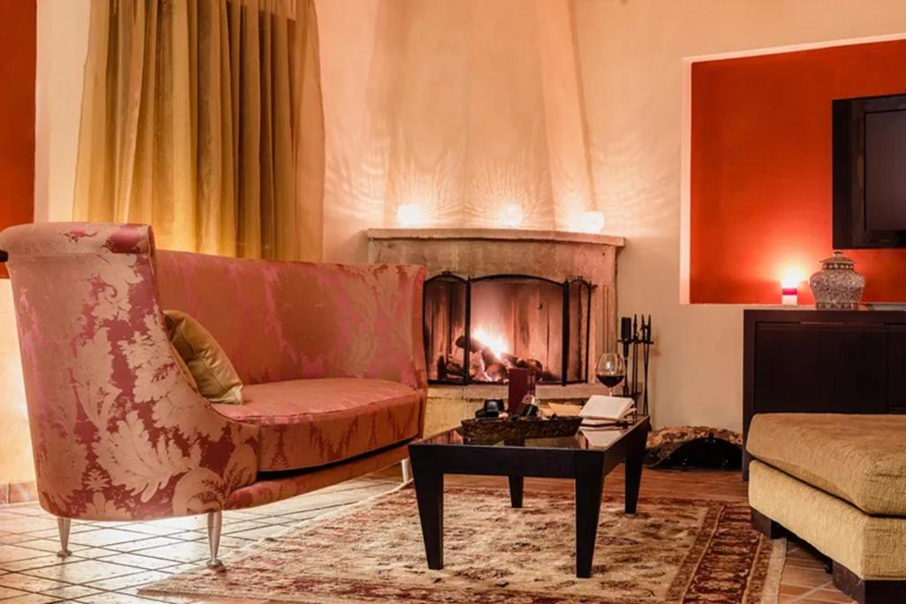 Posezení v ubytování Avalon Boutique Hotel Rhodes