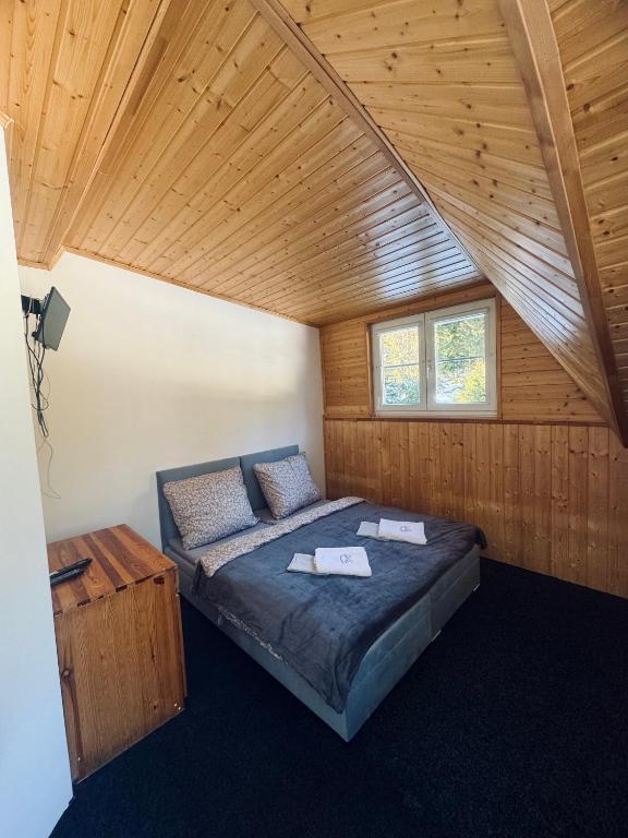 Postel nebo postele na pokoji v ubytování Penzion Berany