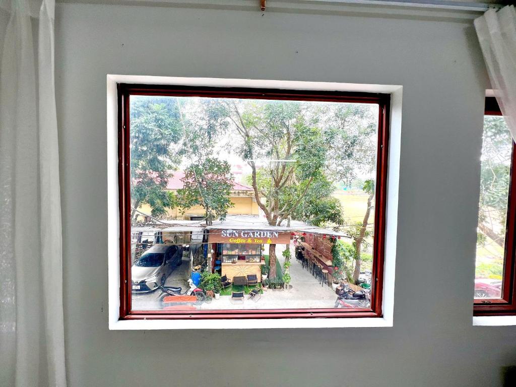 Balkón nebo terasa v ubytování Noi Bai Sunflower Hotel