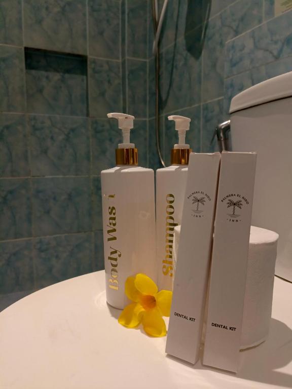 Koupelna v ubytování Palmera El Nido Inn