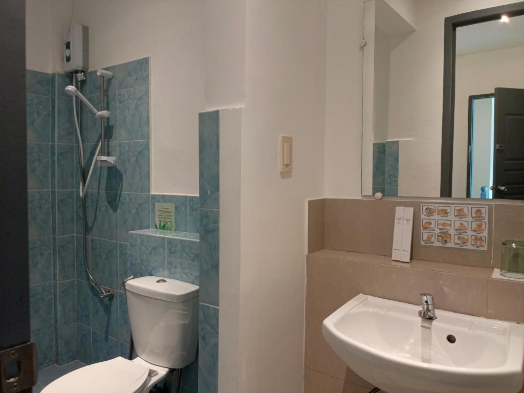 Koupelna v ubytování Palmera El Nido Inn