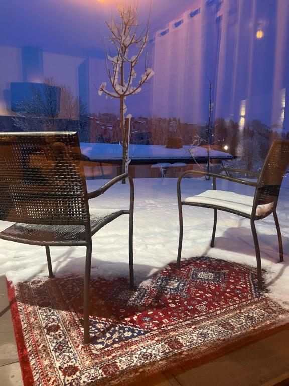 Fotografia z galérie ubytovania Appartement Terrasse Megève avec vue v destinácii Megève