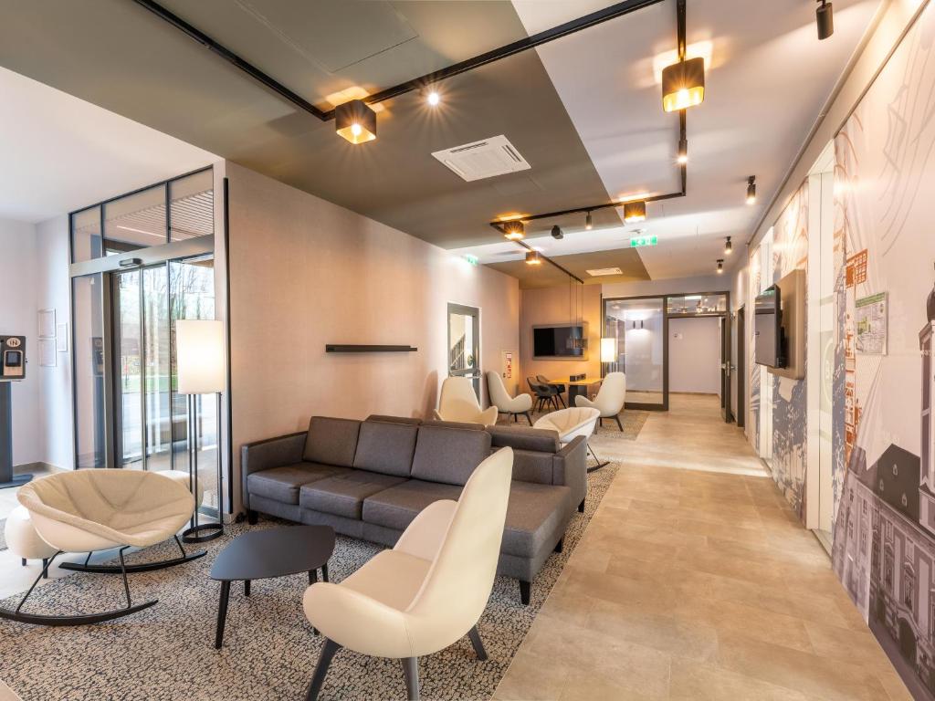 Posezení v ubytování B&B HOTEL St-Pölten