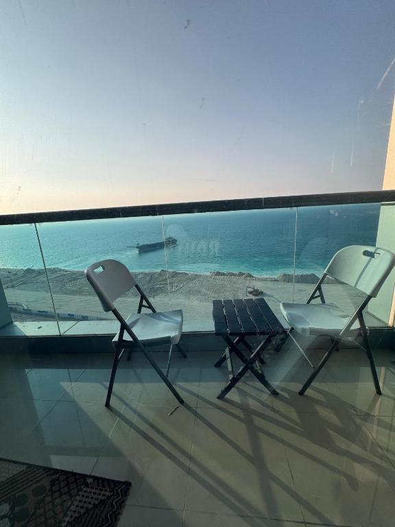 Balkón nebo terasa v ubytování Blue Horizon Stays at Ajman Corniche
