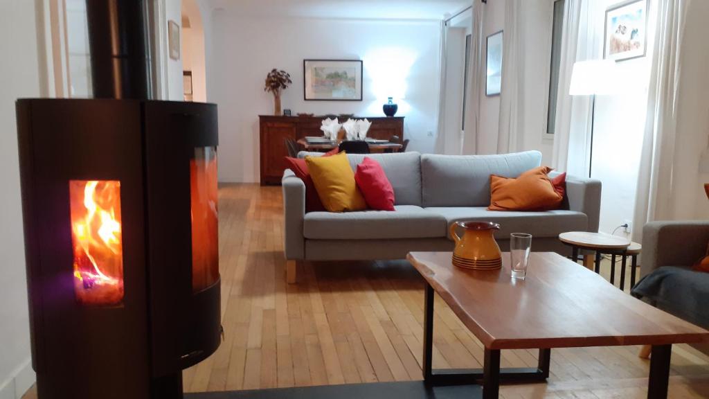 Posedenie v ubytovaní Gîte le Marmare