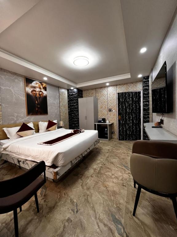 Hotel Robotにあるベッド