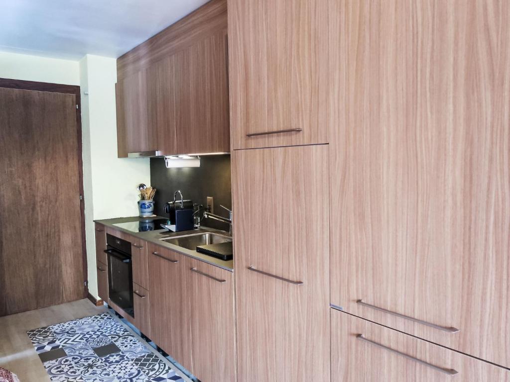 Kuchyň nebo kuchyňský kout v ubytování Apartment Les Bluets by Interhome
