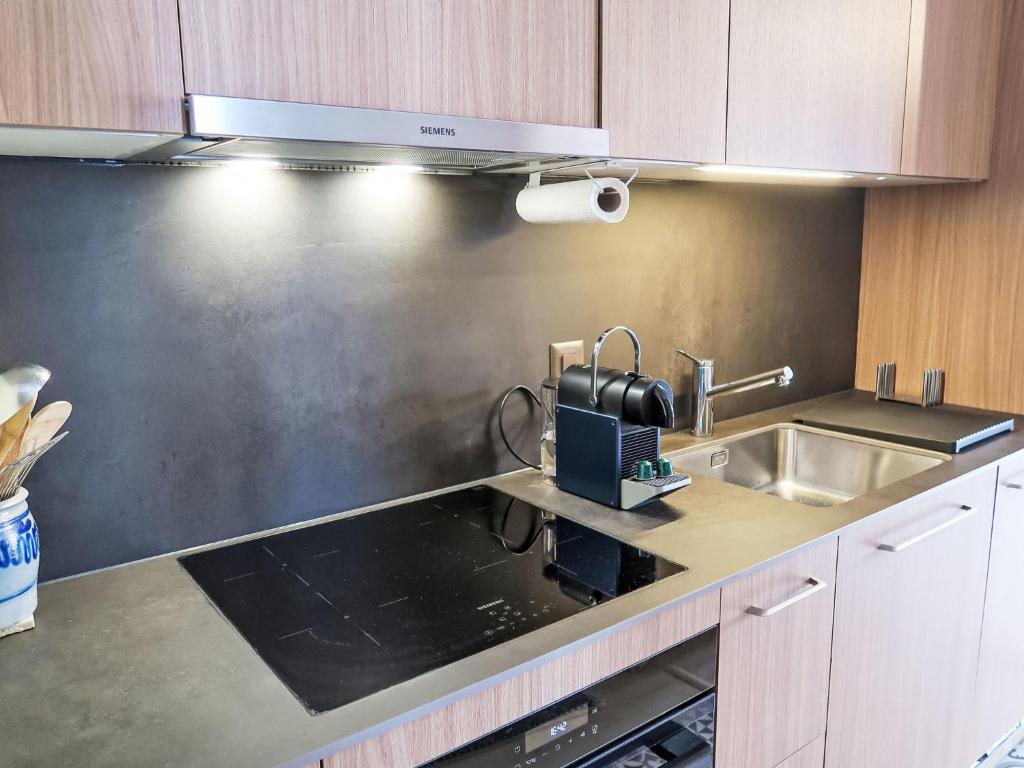 Kuchyň nebo kuchyňský kout v ubytování Apartment Les Bluets by Interhome