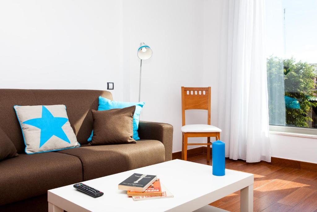Posezení v ubytování Corralejo Main Street Apartment