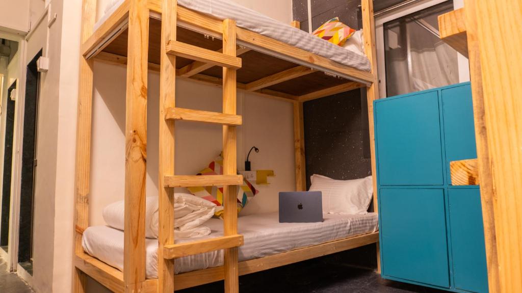 Postel nebo postele na pokoji v ubytování Locomo Mini