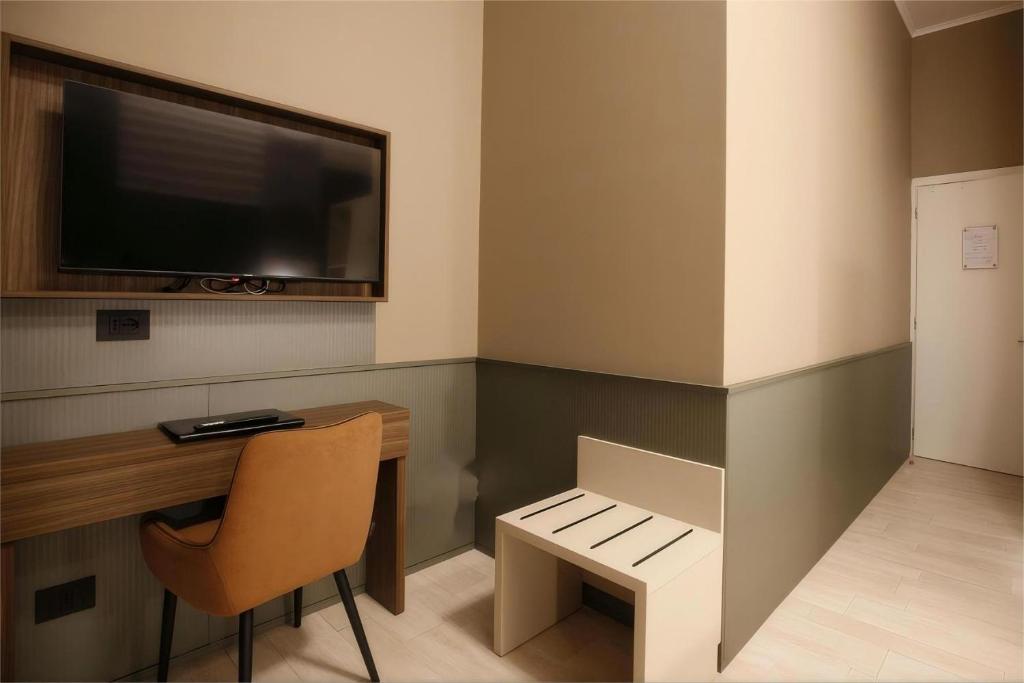 TV a/nebo společenská místnost v ubytování The B Place