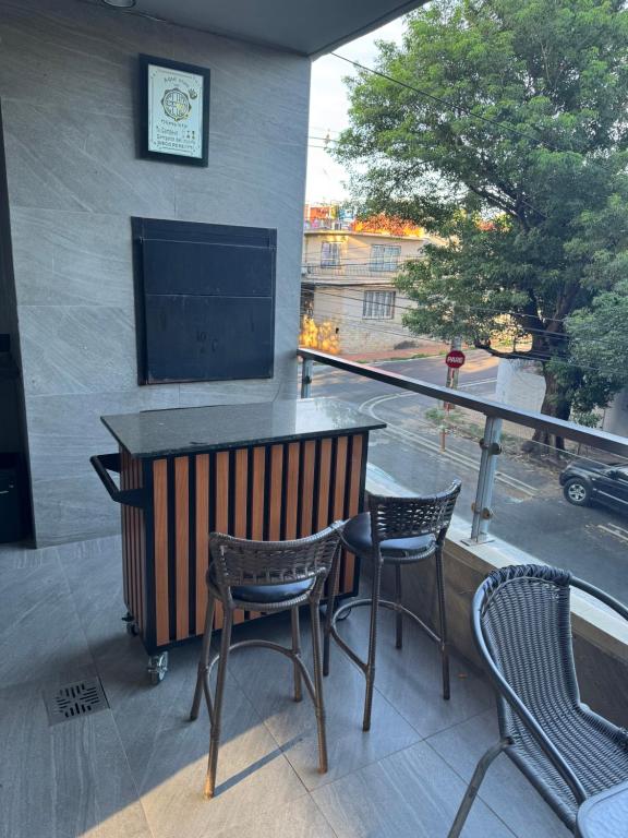 Balkón nebo terasa v ubytování Edifício Wish