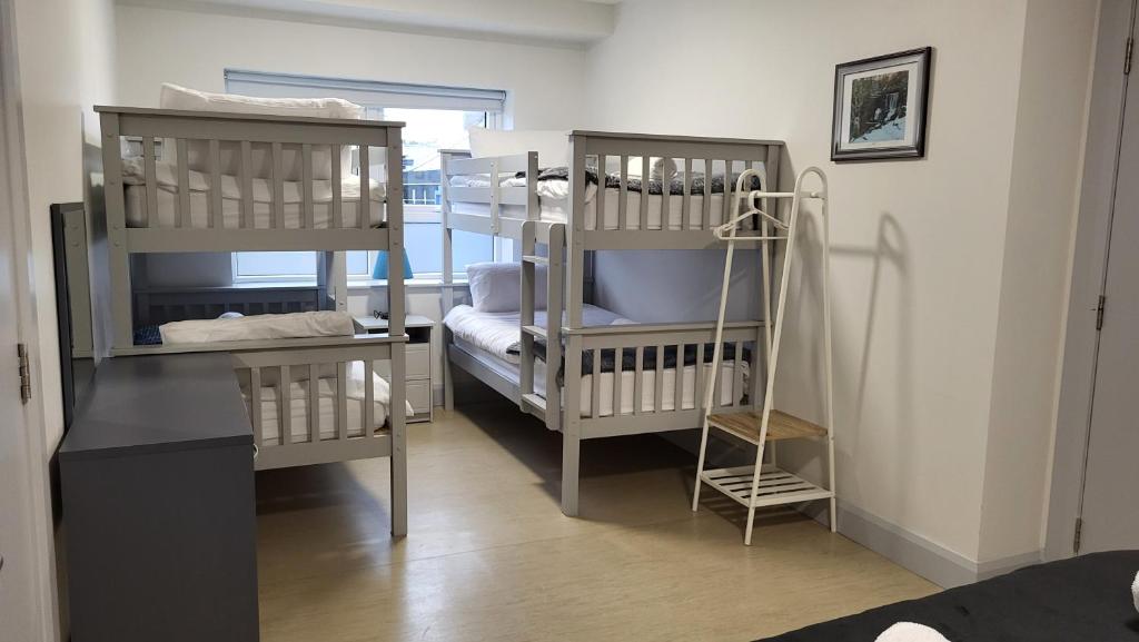 Letto o letti in una camera di Trivia House