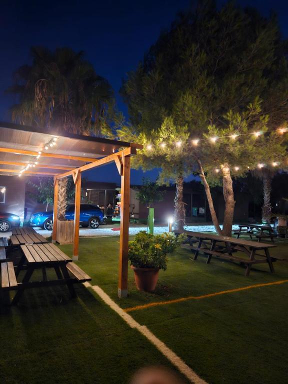 Vonkajšia záhrada v ubytovaní Bungalows Park Albufera
