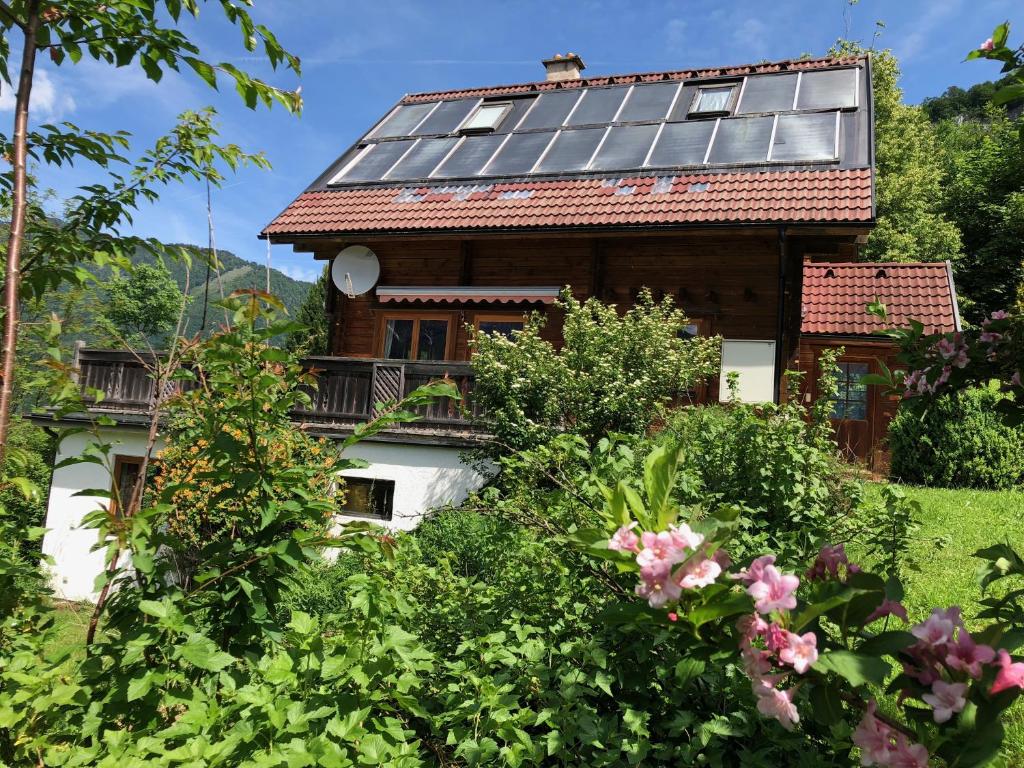 Zahrada ubytování Dachstein Chalet - Mountain view