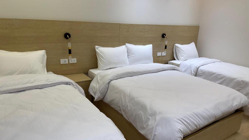 Postel nebo postele na pokoji v ubytování Landmark Hostel Cairo