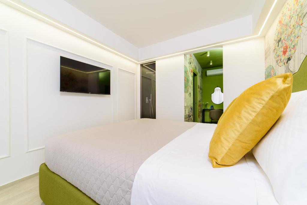 Shamika Luxury Rooms客房内的一张或多张床位