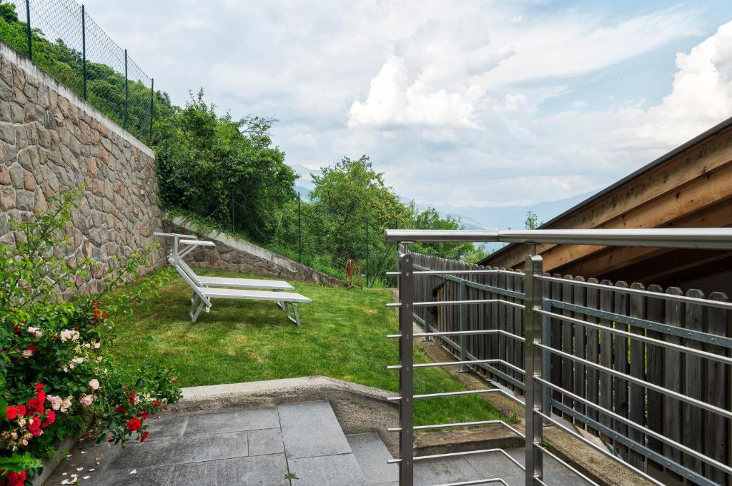 A garden outside Haus Pferscher