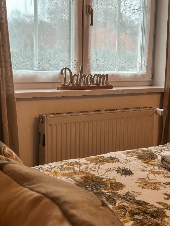 Postel nebo postele na pokoji v ubytování Panorama-Refugium