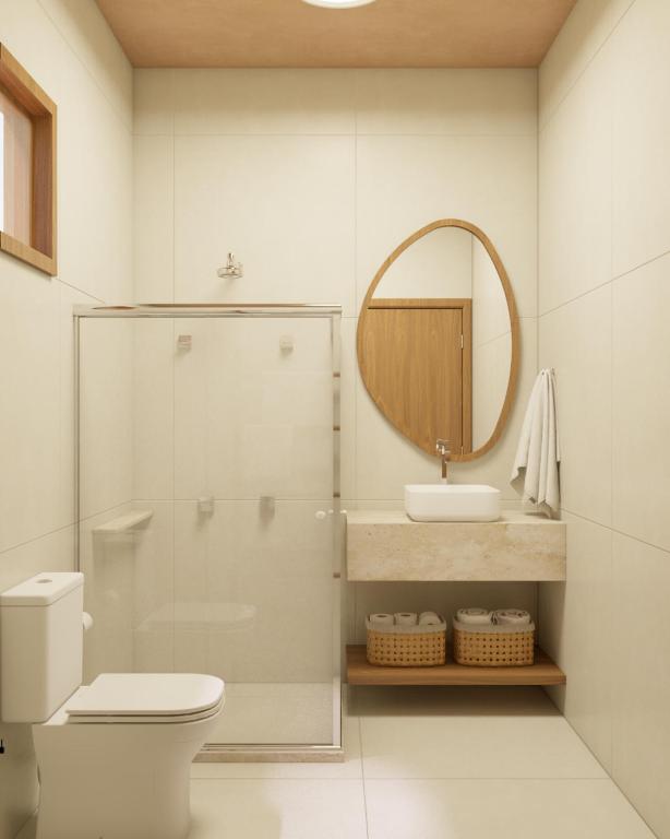 Koupelna v ubytování Nari Guest Room
