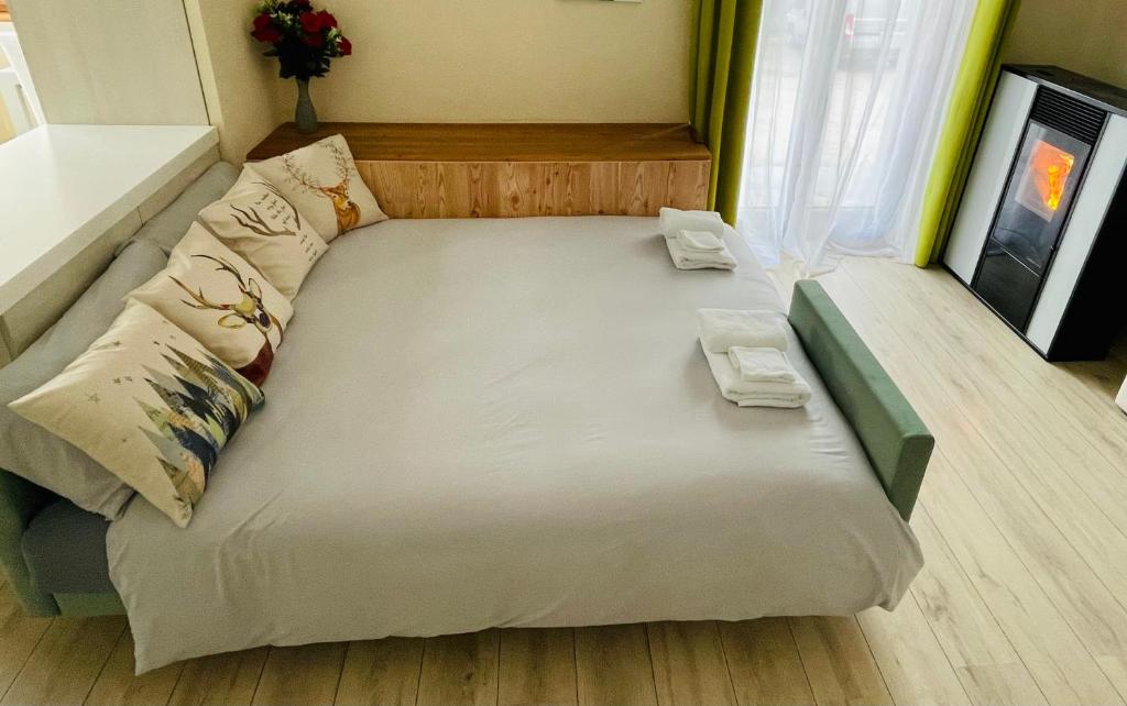 Postel nebo postele na pokoji v ubytování La Baita