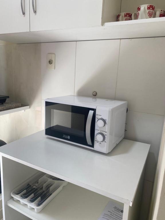 Kuchyň nebo kuchyňský kout v ubytování Departamento temporal en Gran Asunción