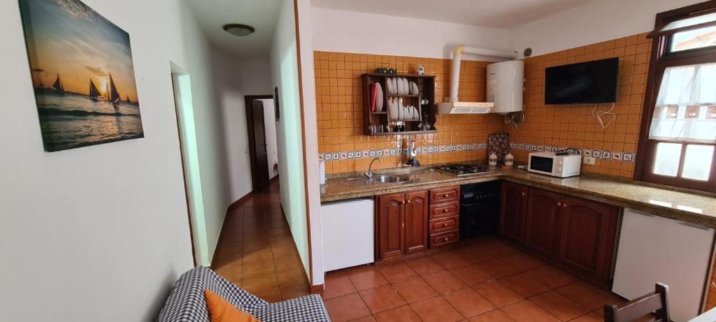 Nhà bếp/bếp nhỏ tại Bahía Muelle de Garachico