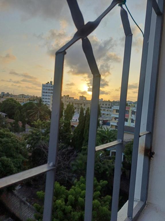 Východ nebo západ slunce při pohledu z apartmánu nebo okolí