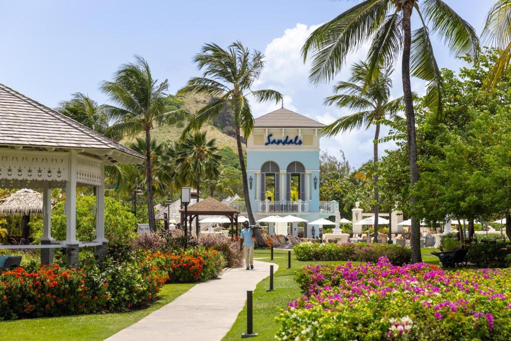 Zahrada ubytování Sandals Grande St. Lucian Spa and Beach All Inclusive Resort - Couples Only