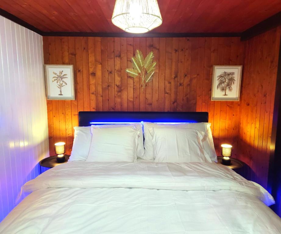 Postel nebo postele na pokoji v ubytování L'appel Chalet
