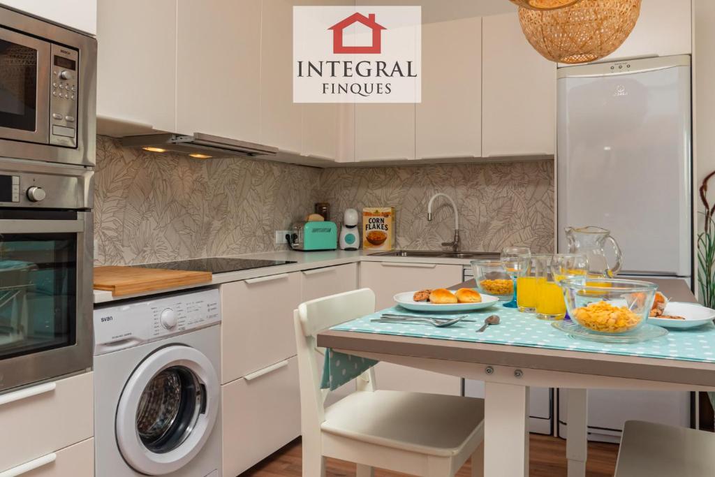 Kuchyňa alebo kuchynka v ubytovaní Apartament BellPort