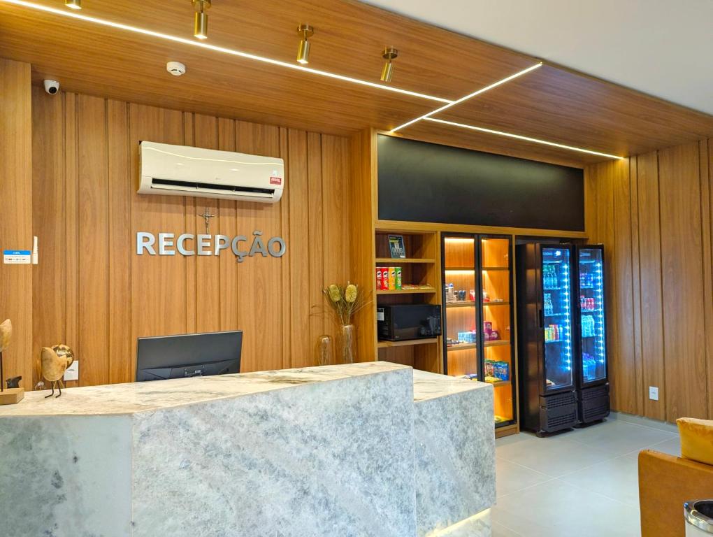 Vstupní hala nebo recepce v ubytování Hotel Jardim Iracema