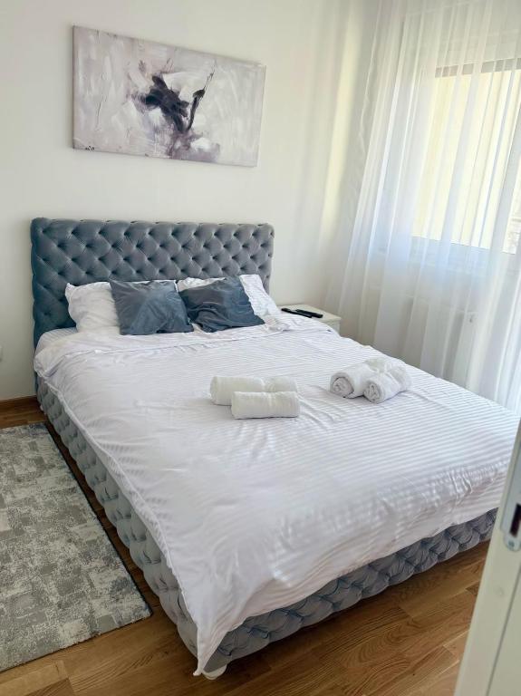 Postel nebo postele na pokoji v ubytování Apartman Relax