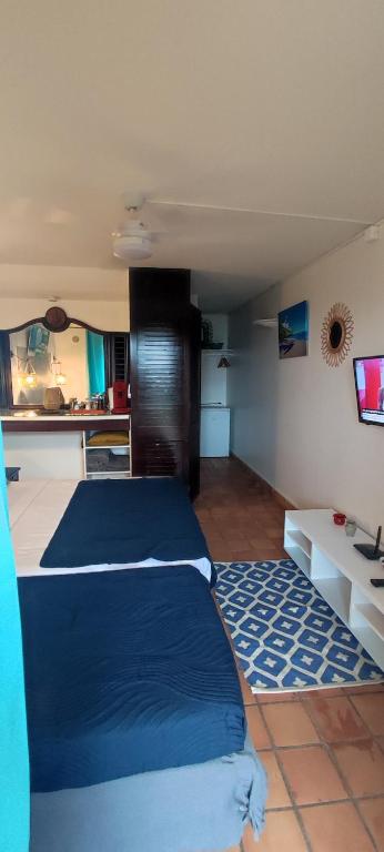 Kuchyň nebo kuchyňský kout v ubytování Studio Voile au vent