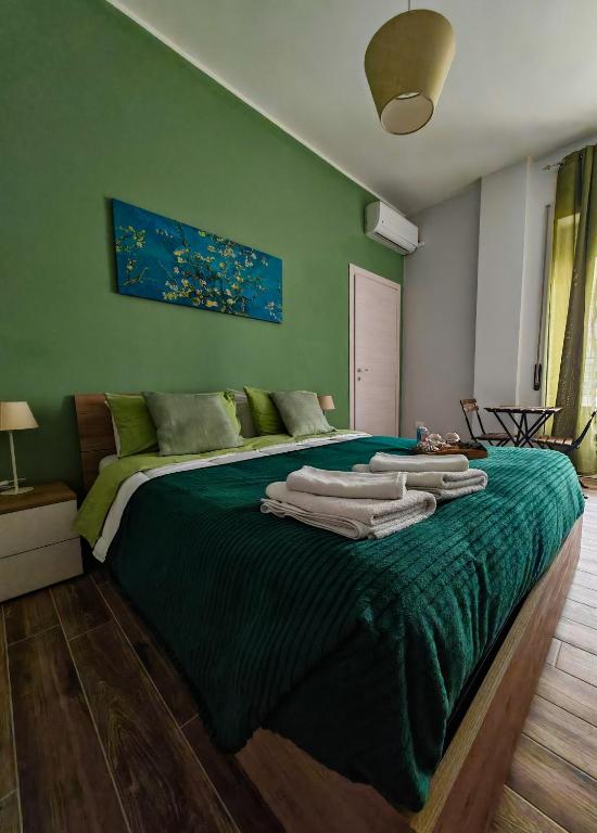 Postel nebo postele na pokoji v ubytování Ament's B&B
