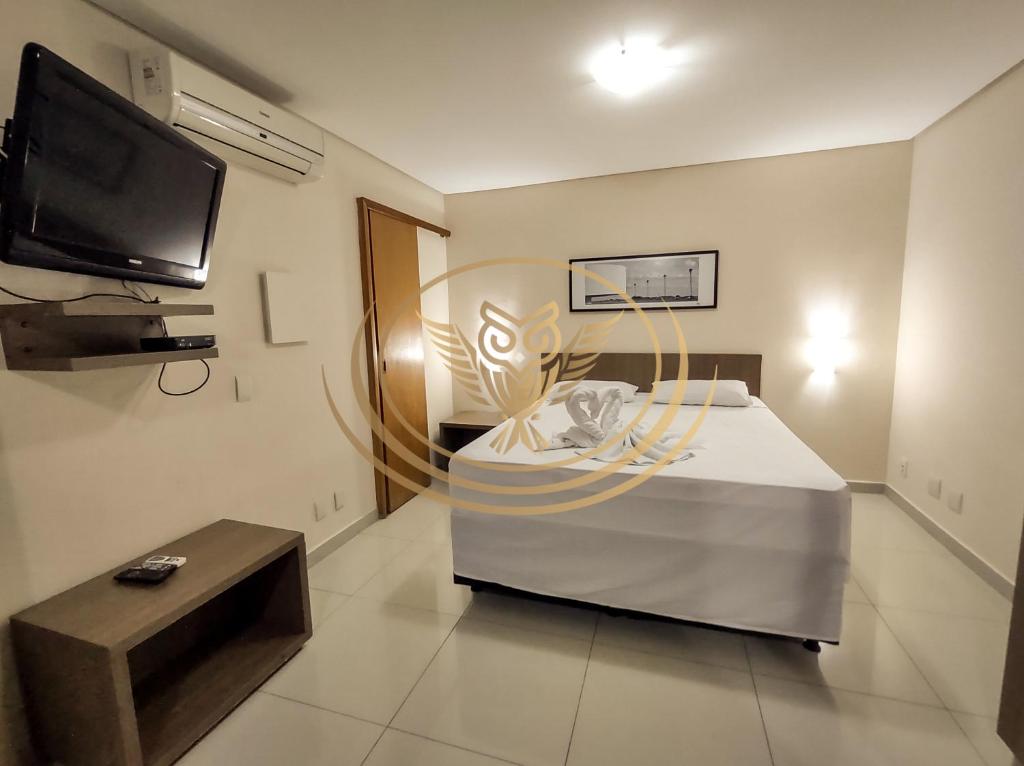 Postel nebo postele na pokoji v ubytování Coruja Imob - Flat Crystal Place